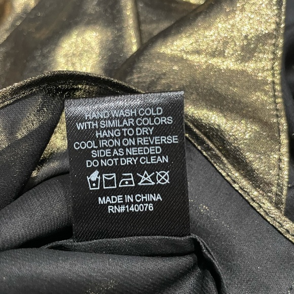 NWT Generation Love Gemma gold metallic top - XS - Picture 5 of 9